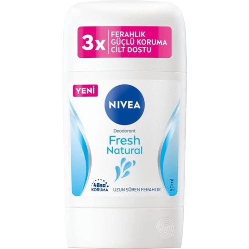 Nivea Kadın Stick Deodorant Fresh Natural 48 Saat Deodorant Koruması 50 ml