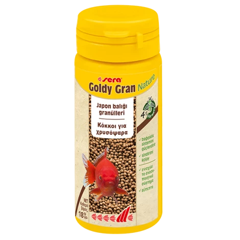 Sera Goldy Gran Nature 50 Ml / Granül Japon Balığı Yemi