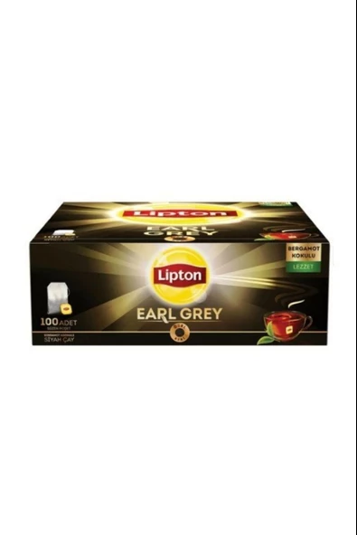 Lipton Earl Grey Bardak Poşet Çay 100'lü