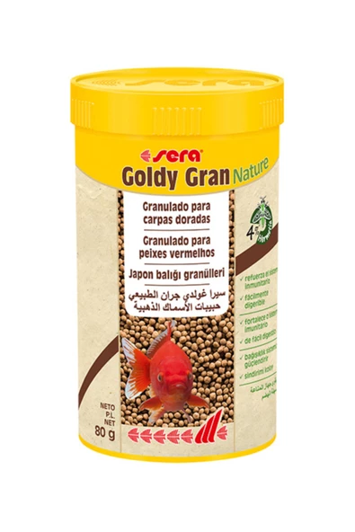 Sera Goldy Gran Nature 250ml (80gr) Granür Japon Balığı Yemi