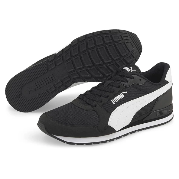 Puma St Runner V3 Mesh Erkek Siyah Günlük Stil Ayakkabı 38464001 - 2