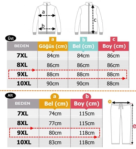 Erkek Büyük Beden Kapşonlu Eşofman Takımı Gri-Laci 7XL-10XL - 6