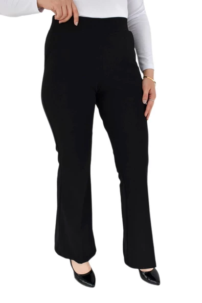 Kadın İspanyol Paça Kumaş Pantolon BGL-ST02696 - Resim 7