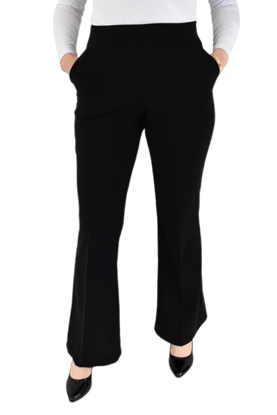 Kadın İspanyol Paça Kumaş Pantolon BGL-ST02696 ürün görseli