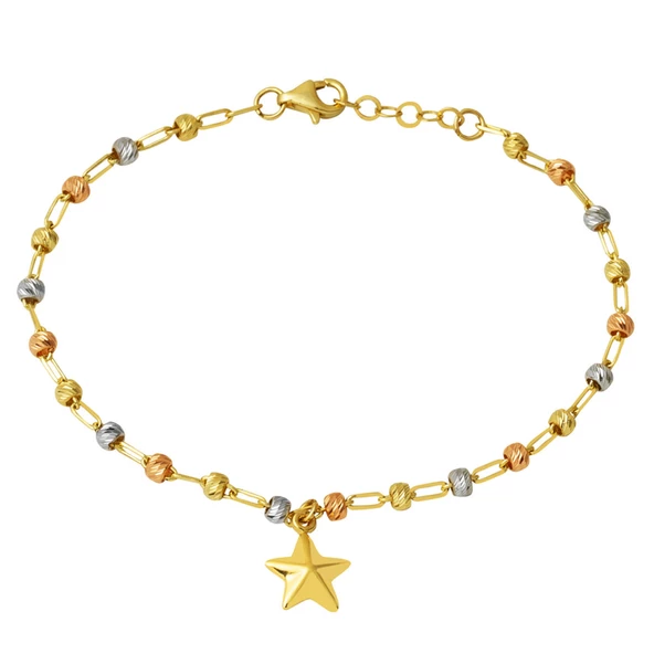 Yıldız Dorika 14 Ayar Altın Bileklik ürün görseli 1