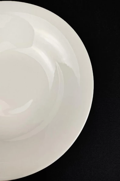 Digithome 6'lı Istanbul Form Porselen Çukur Tabak Yemek Tabağı Seti 20 Cm Krem – Tl4034361 C320.003 - 6