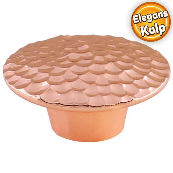 Elegans Çekmece Dolap Dolabı Kapak Kulpu Kulpları Kulbu Plastik Bakır Kulp Mobilya Mutfak