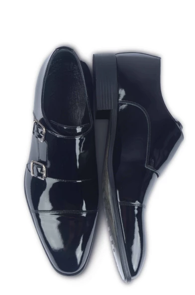 Cengiz İnler Rugan Tokalı Klasik Erkek Ayakkabı - 3