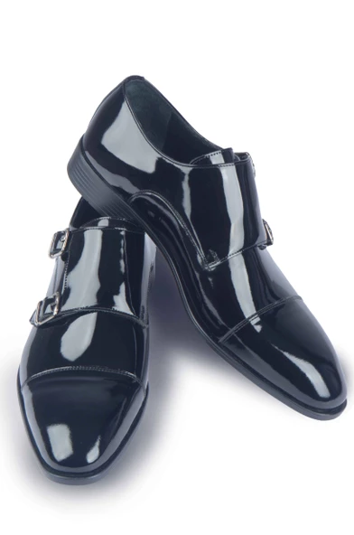 Cengiz İnler Rugan Tokalı Klasik Erkek Ayakkabı - 4