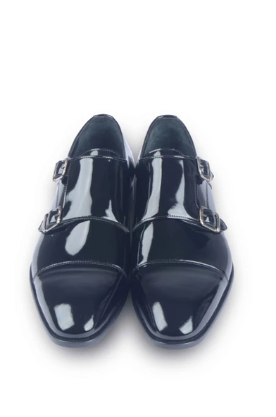 Cengiz İnler Rugan Tokalı Klasik Erkek Ayakkabı - 5