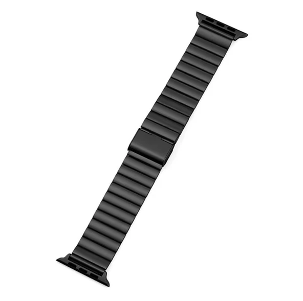 Apple Watch 8 7 6 5 4 3 Se Ultra 42 / 44 / 45 / 49 MM Uyumlu Metal Paslanmaz Çelik Kordon - 5