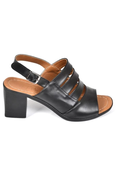 Papuçcity Frzn 02581 6 Cm Topuklu Kadın Sandalet Ayakkabı - 3
