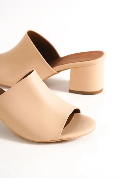 Papuçcity 02559 Kadın 5,5 Cm Topuklu Terlik - Resim 8