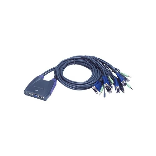 Aten 4Port Usb Cs64Us-At 4X 15Pin Dsub 2048X1536 Kvm Switch