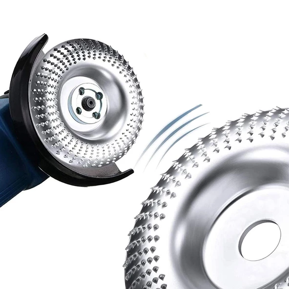 Rodex Ahşap Taşlama Törpüleme Oyma Eğe Diski Ahşap Kesici 115 mm Oval Çukurlu (2 ADET) - Resim 5