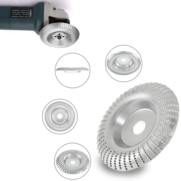 Rodex Ahşap Taşlama Törpüleme Oyma Eğe Diski Ahşap Kesici 115 mm Oval Çukurlu (2 ADET) - Resim 7