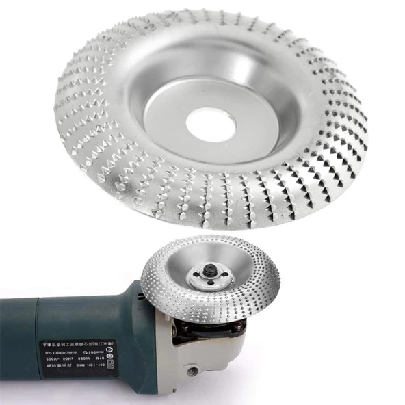 Rodex Ahşap Taşlama Törpüleme Oyma Eğe Diski Ahşap Kesici 115 mm Oval Çukurlu (2 ADET) - Resim 8