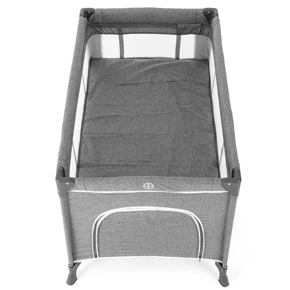 Gulz Raftel Oyun Parkı Bebek Beşik 70X120 Cm + Pamuk Yatak Light Grey - 8