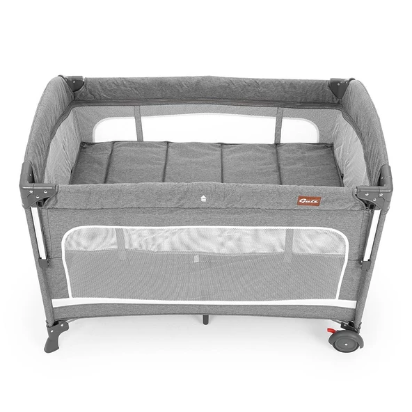 Gulz Omega Anne Yanı Sallanır Cibinlikli Park Yatak Oyun Parkı Bebek Beşik 70x110 cm - 6