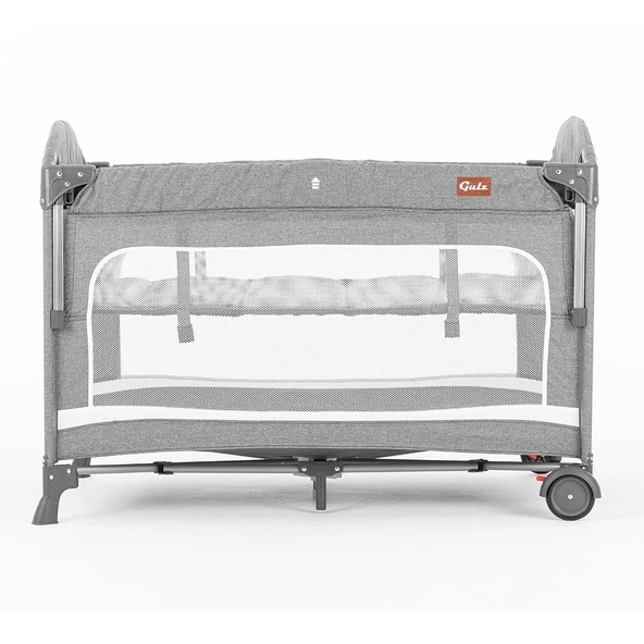 Gulz Omega Anne Yanı Sallanır Cibinlikli Park Yatak Oyun Parkı Bebek Beşik 70x110 cm - 5