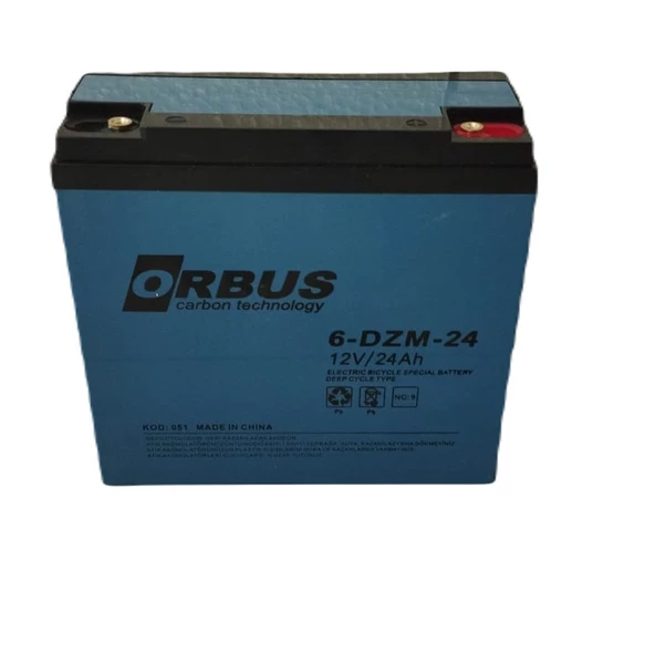 Orbus 12v 24 Ah Elektrikli Bisiklet Aküsü