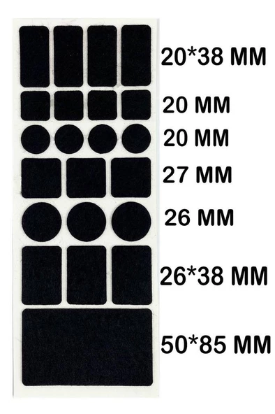 Yapışkanlı Parke Masa Sandalye Zemin Koruyucu Mobilya Keçesi - 6