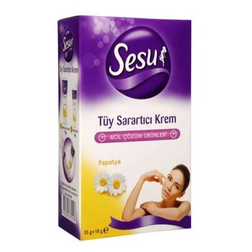 Sesu Tüy Sarartıcı Krem (Küçük Boy)