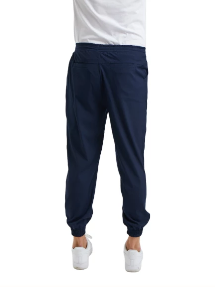 JOGGER- Erkek Likralı Lacivert Üniforma Pantolon - Resim 3