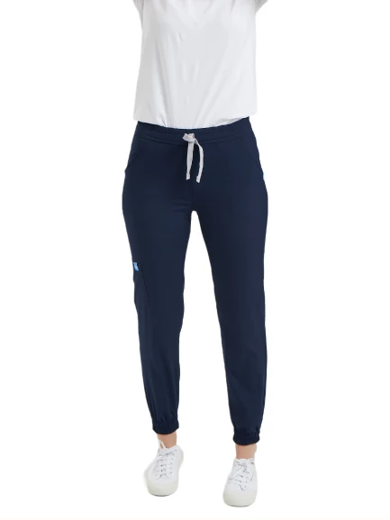 JOGGER- Kadın Likralı Lacivert Üniforma Pantolon ürün görseli