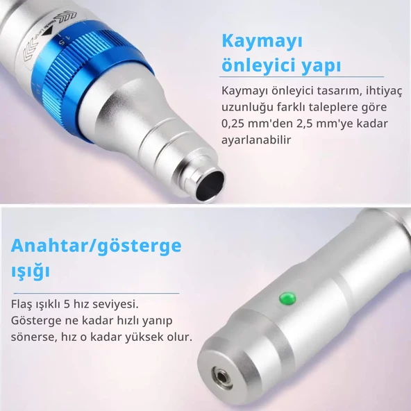Dr Pen A6 Dermapen Şarjlı Yedek Bataryalı Orijinal Dermaroller - Dermapen Cihazı - Resim 5