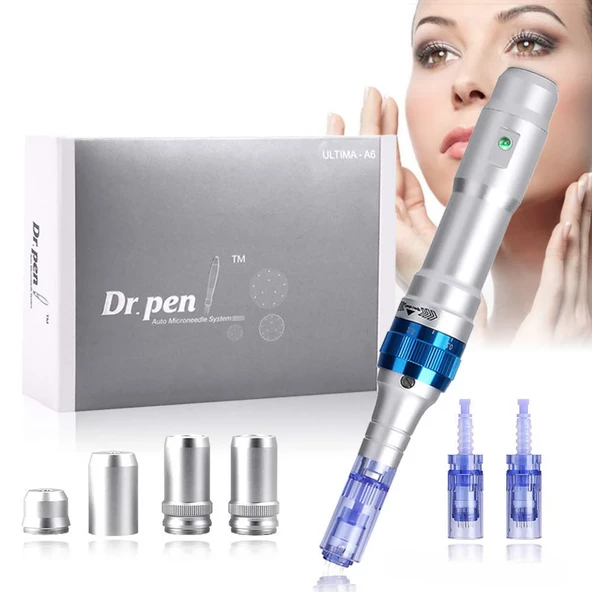 Dr Pen A6 Dermapen Şarjlı Yedek Bataryalı Orijinal Dermaroller - Dermapen Cihazı