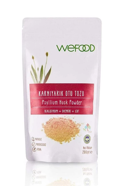 Karnıyarık Otu (Psyllium) Tozu 200 gr