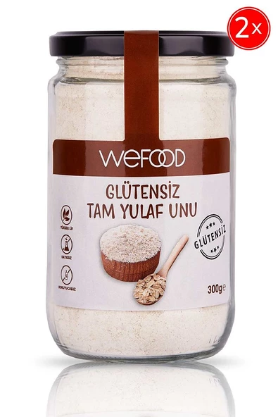 Glutensiz Tam Yulaf Unu 300 Gr 2'li