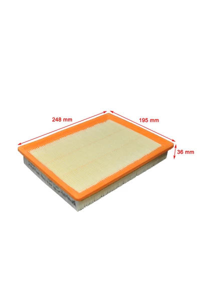 Fiat Palio 1.0,1.1,1.2,1.4,1.5,1.6,1.7D 1996-2012 Hava Filtresi - Resim 2