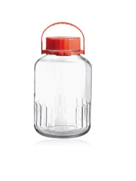 Paşabahçe 80005 Kırmızı Kapaklı Kavanoz  3 Litre - 3