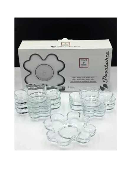 Paşabahçe 54521 Yonca Çay Tabağı 11 cm 6'lı - 2