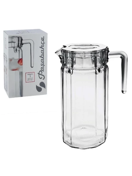 Paşabahçe 43274 Köşem Şeffaf Kapaklı Sürahi 1400 cc - 3