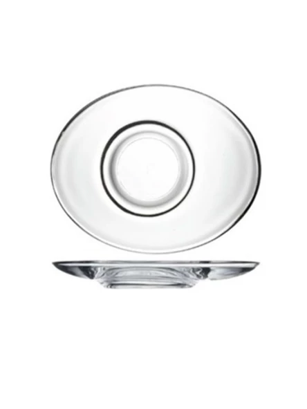 Paşabahçe 54381 Aqua Oval Çay Tabağı 6'lı