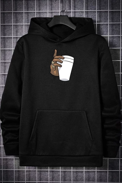 Dont Tupac Coffee Baskı Sweatshirt