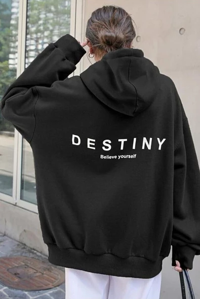 Unisex Destiny Baskılı Sweatshirt