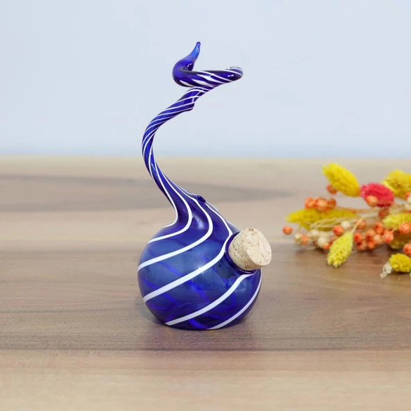 Veraart Kişiselleştirilmiş El Yapımı Murano Cam Ahşap Kutulu Cam Kalem Hokkalı Albert 108 - 8