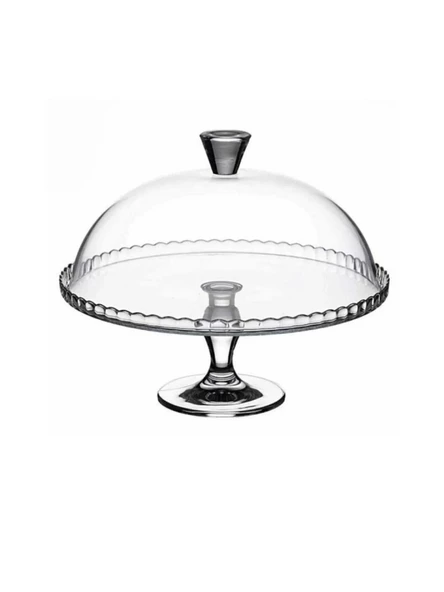 Paşabahçe 95200 Patisserie Ayaklı ve Kapaklı Servis Tabağı 32,5 cm ürün görseli 1