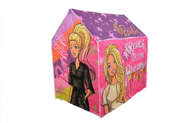 67x100x100 cm Barbie Desenli Oyun Çadırı Oyun Evi 1830