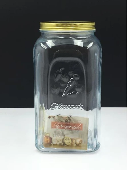 Paşabahçe 80398 Metal Kapaklı Saklama Kabı-Kavanoz 3 lt - 2