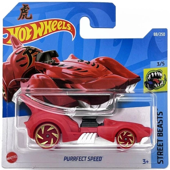 Purrfect Speed Hot Wheels Tekli Arabalar 1/64 Ölçek Metal Oyuncak Araba