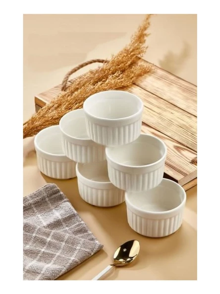 Cooker CKR4036 Porselen Sufle Kabı 6'lı