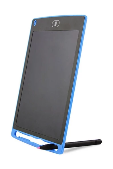 Yazı Çizim Tableti  Lcd 8,5 Inç Dijital Kalemli Çizim Yazı Tahtası Grafik Eğitim Tableti-mavi - 7