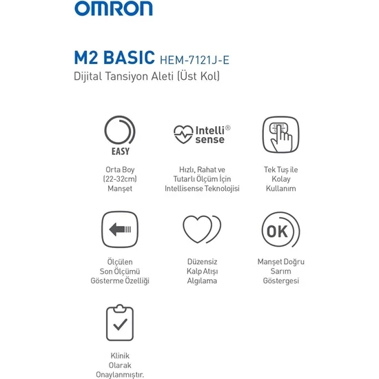 Omron M2 Basic Hafızasız Tansiyon Aleti - 3