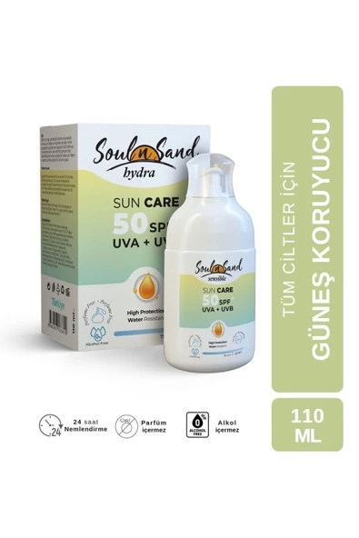 Soul N Sand Sensible Hydra Spf 50 Güneş Kremi 110 ml