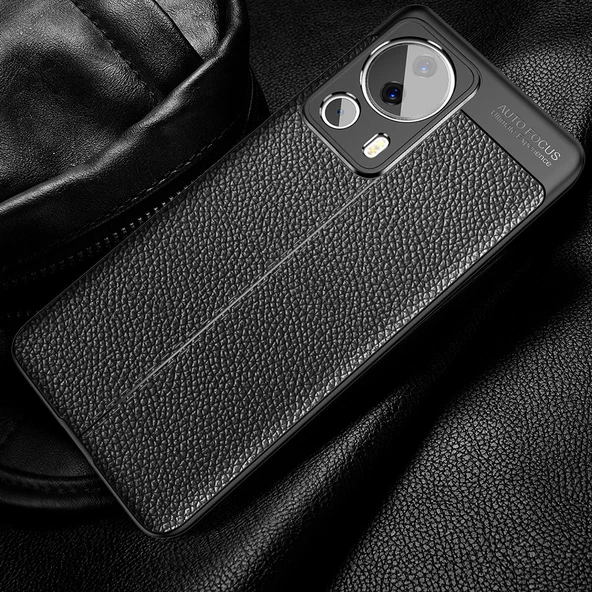 Xiaomi Mi 13 Lite Kılıf Deri Tarzı Niss Silikon Case Kapak - 11